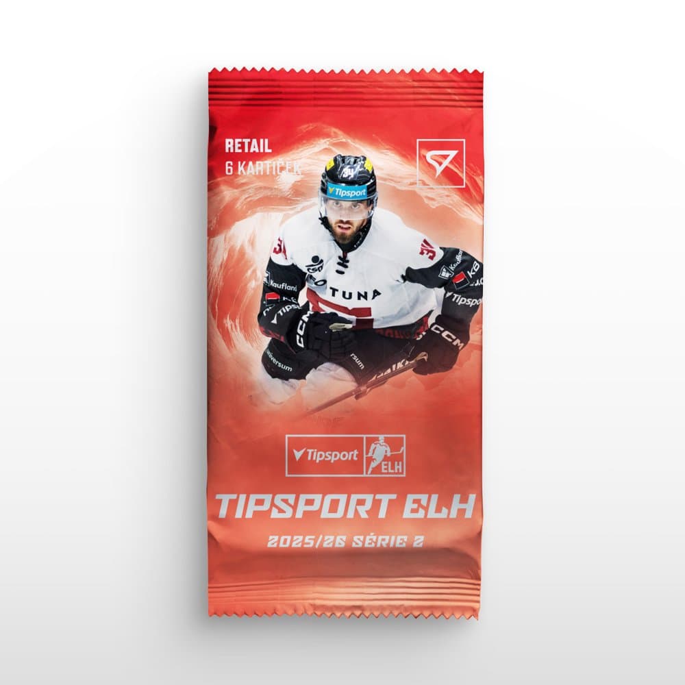 Retail balíček - hokejové kartičky SportZoo Tipsport ELH 2025/26 - 2. série